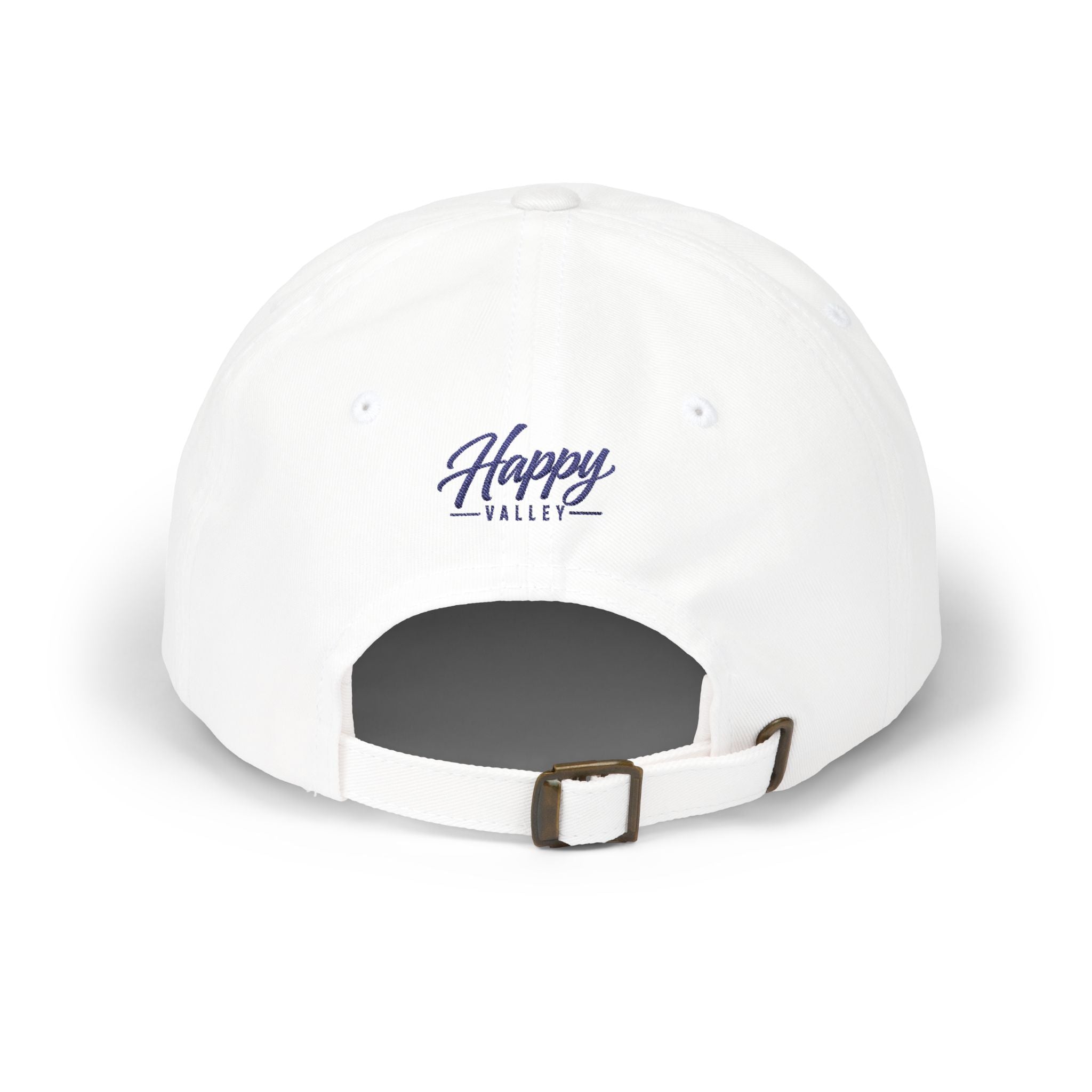 Whiteout Classic Dad Cap – 'We Bleed White' Script Baseball Hat