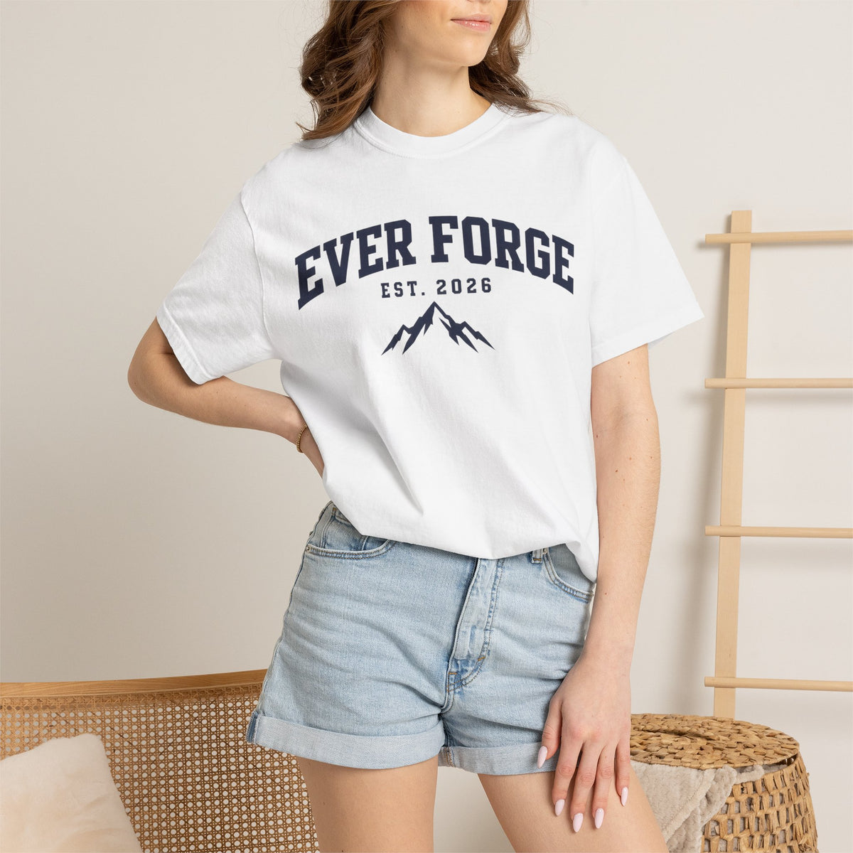 Ever Forge T-Shirt — 'Forge Your Own Path' Mountain Graphic Tee